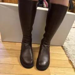 ロングブーツブラウン23.5