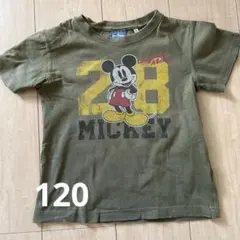 キッズ　Tシャツ　120 半袖　ミッキーマウス