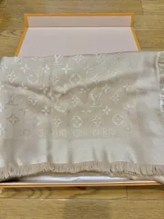 LOUIS VUITTON 大判ストール シルク ウール デュンヌ