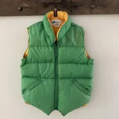 ✨️美品 クレセントダウンワークス イタリアン ダウンベスト カーキ USA製 Crescent Down Works クレセントダウンワークス ダウンベスト