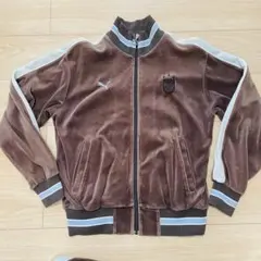 90s old PUMA ベロア　ブルゾン　size M