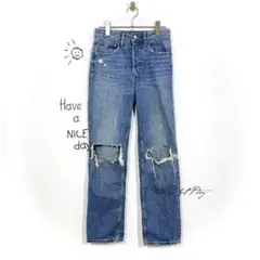 DIVIDED H&M ディバイデッド ダメージジーンズ デニムパンツ