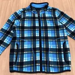UNIQLOユニクロ　キッズ　フリースジャケット　チェック　アウター　130