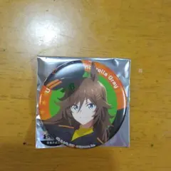 ウマ娘シンデレラグレイ缶バッチオートバックスコラボ。ミスターシービー。