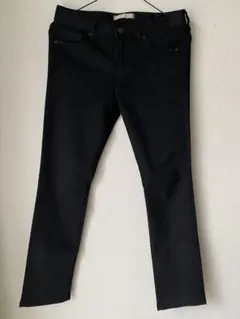 UNIQLO HEATTECH ブラックデニム スリム　24 【美品】