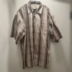 Marni フード付きシャツ サイズ46 ストライプ　タグほつれ Marni フード付きシャツ サイズ46 ストライプ タグほつれ - メルカリ