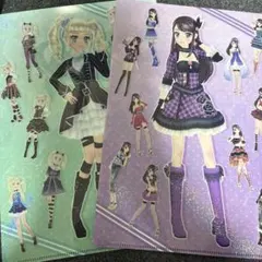 アイカツ クリアファイルコレクション紫吹 蘭、藤堂 ユリカ