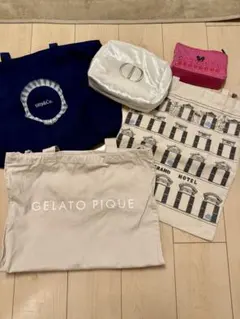GELATO PIQUE トートバッグ等5点まとめ売り