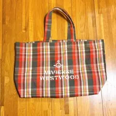 Vivienne Westwood 大きめ トートバッグ タータン チェック