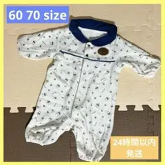 くま柄 ロンパース（60cm 70cm） 男の子 女の子 ベビー服