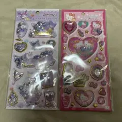 サンリオ キラキラカプセルシール クロミ キラキラジュエルシール キティ 未使用