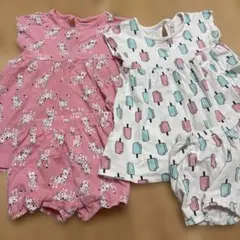 90サイズ　半袖セットアップ　2セットのサムネイル