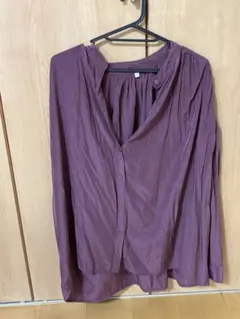 パープル長袖シャツ coca