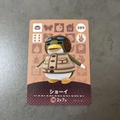 あつ森　アミーボカード　ショーイ