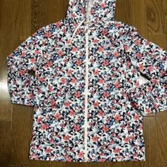 ルコック　フラワープリント フード付きパーカー　美品