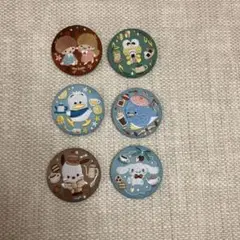 サンリオキャラクター 缶バッジ 6個セット