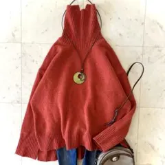 美品 アーバンリサーチドアーズ ハミルトンウール タートルネックプルオーバー