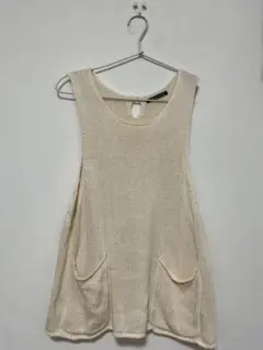 ミズイロインド　コットンベスト　25年モデル　アイボリー