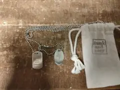 frank and easy AG Necklace ドッグタグ