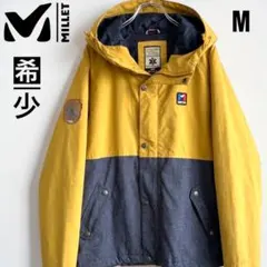 希少 海外　ミレー　MILLET 切替 マウンテン パーカー M イエロー　M