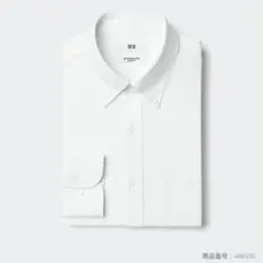 ユニクロスーパーノンアイロンスリムフィット白M