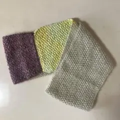 手編み 二重スヌード