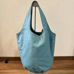 doux C ドゥセー うさバッグ 牛革 本革 トートバッグ 日本製 ブルー 