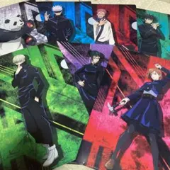 呪術廻戦クリアファイル五条、伏黒、釘崎、禪院真希、狗巻、パンダ宿儺7枚セット