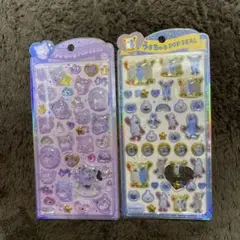 【正規品】うるちゅるポップシール サンリオ クロミ パペットスンスン　２枚セット