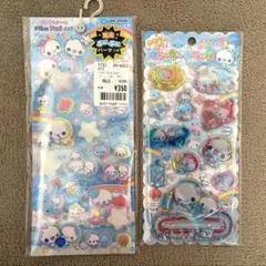 ピカプニシール　ウォーターinシール　かおりつき　あわわちゃん　2点セット
