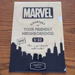 MARVEL スパイダーマン A4クリアファイル S-62 新品未使用
