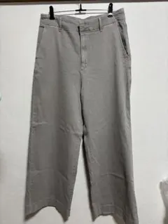 UNIQLO グレー ワイドパンツ XL