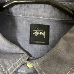 STUSSY長袖シャツ M金タグ90s