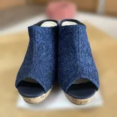ミュール　ウェッジソール