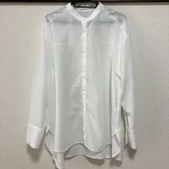 GU バンドカラーシャツ ホワイト Lサイズのサムネイル