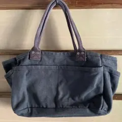 DULTON ダークグレー キャンバス トートバッグ