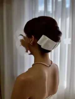 リボンボンネ ドレス