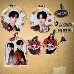 GMMTV PerthSanta アクリルキーチェーン