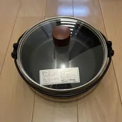 和平フレイズ すきやき鍋 ガラス蓋付 ガスコンロ専用 20cmのサムネイル