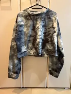 ASUMINARI タイダイ柄 クロップド丈 トップス