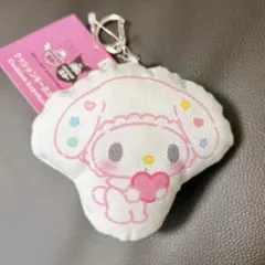 【新品未使用】マイメロディ 50周年 ハート型キーホルダー 日本ダイソー