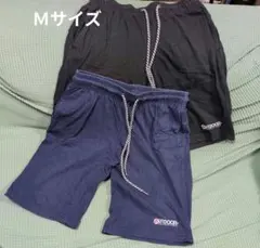 メンズ　チャンピオン　ハーフパンツ　ブラック　ネイビー　セット　中古品