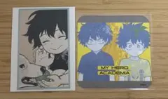 ヒロアカ　原画展　幼少期　アートコースター　緑谷　死柄木　メモリアルコレクション