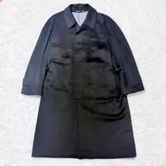 美品 L&B カシミヤ100% ロングコート 黒 XL相当 オーバーサイズ