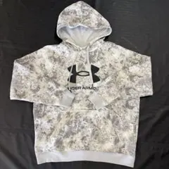 UNDER ARMOR アンダーアーマー 総柄パーカー 迷彩 カモ XL