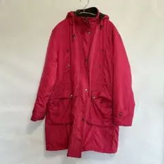 極暖フリース✨マゼンタピンク 中綿マウンテンパーカー 2way フード脱着可