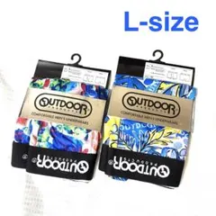 【新品】前開き OUTDOOR アウトドア ボクサーパンツ 2枚セット Lのサムネイル