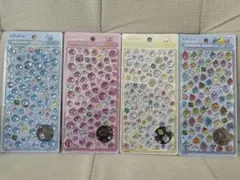 しずくちゃん ボンボンドロップシール mini 【正規品】　4枚セット