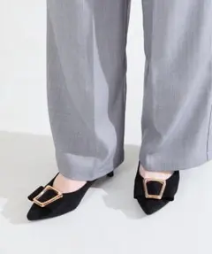 Oriental Traffic 2wayリボンモチーフヒールパンプスのサムネイル