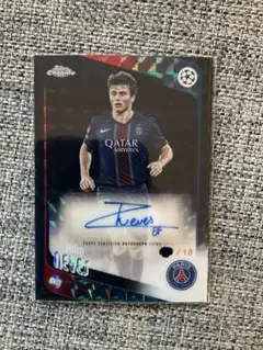 Topps Chrome 2025-26 ジョアオ•ネヴェス 直筆サイン10シリ - メルカリ